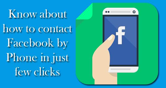 How do I contact Facebook by phone?